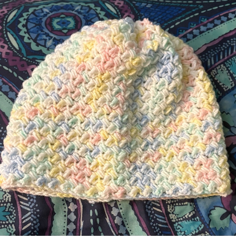 Multicolor crochet Beanie